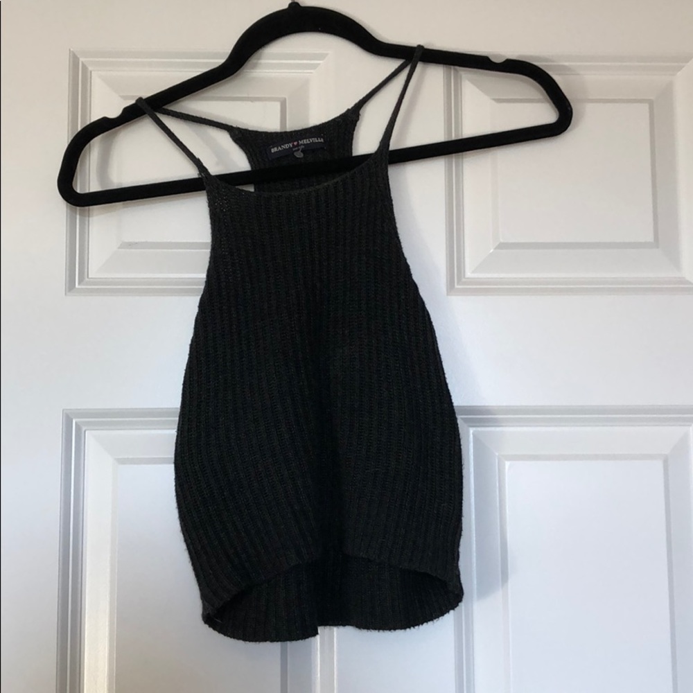 Dark grey tank